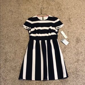 Striped Navy & White Nordstrom Short Sleeve Dress